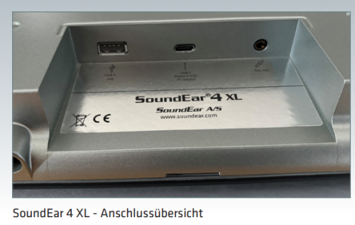 Soundear 4 XL Lautstärkeampel Anschlüsse