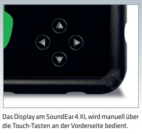 Soundear 4 XL Lautstärkeampel Bedienung