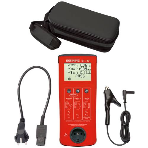 Lieferumfang Gerätetester Benning ST 710