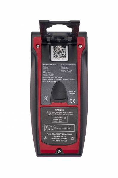 Ex Multimeter MTX 3297 Ansicht Rückseite Ex Multimeter MTX 3297 Ansicht Rückseite