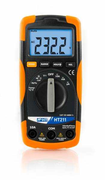HT 211 Digitales Multimeter mit Temperatur-Funktion HT 211 Digitales Multimeter mit Temperatur-Funktion