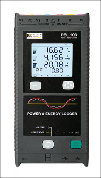 PEL 103 mit Anzeige, Leistungs- und Energierecorder PEL 103 mit Anzeige, Leistungs- und Energierecorder